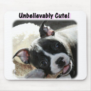 Boston Terrier:  Unglaublich niedlich! Mousepad