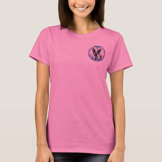 Boston Terrier v3 T-Shirt (Vorderseite)