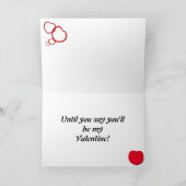 Boston Terrier Valentine's Day Card Feiertagskarte (Innenseite)