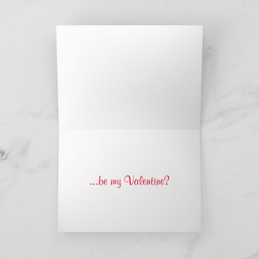 Boston-Terrier-Valentinsgruß Feiertagskarte (Innenseite)