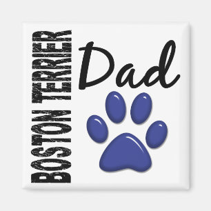 Boston-Terrier-Vater 2 Magnet