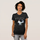 Boston Terrier Vater 2 T-Shirt (Vorne ganz)
