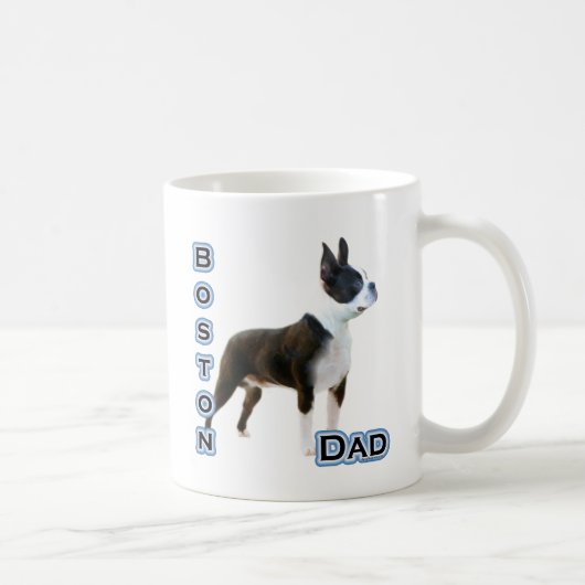 Boston Terrier Vater 4 Kaffeetasse (Rechts)