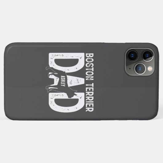 Boston Terrier Vater Dog Vater GeschenkCase Case-Mate iPhone Hülle (Rückseite (Horizontal))