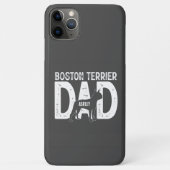 Boston Terrier Vater Dog Vater GeschenkCase Case-Mate iPhone Hülle (Rückseite)