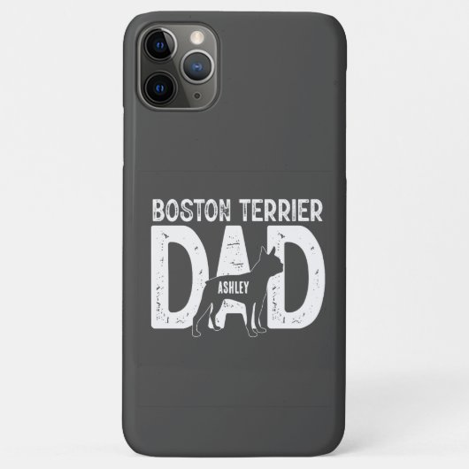 Boston Terrier Vater Dog Vater GeschenkCase Case-Mate iPhone Hülle (Rückseite)