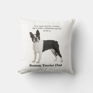 Boston Terrier Vater Pillow Kissen