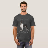 Boston Terrier Vater T - Shirt (Vorne ganz)
