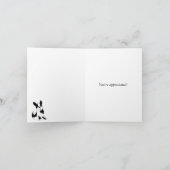 Boston Terrier Vielen Dank Dankeskarte (Innenseite)