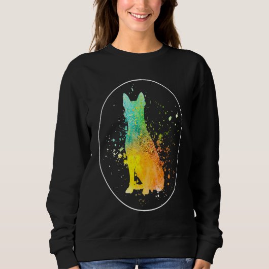 Boston Terrier Vintage Sweatshirt (Vorderseite)