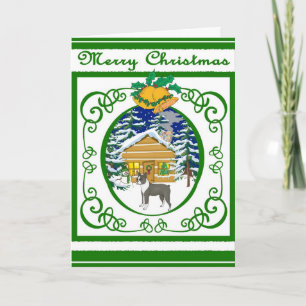 Boston Terrier Vintage Weihnachten