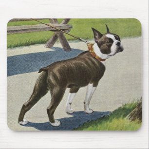 Boston-Terrier Vintages Mousepad