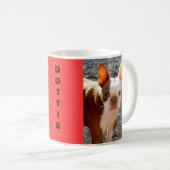 Boston Terrier w/Name Kaffeetasse (VorderseiteRechts)