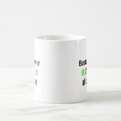 Boston Terrier Walks Design Kaffeetasse (Mittel)