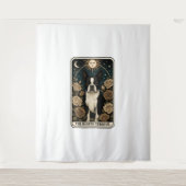 Boston Terrier Wandteppich (Vorderseite)