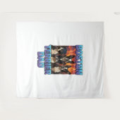 Boston Terrier Wandteppich (Vorderseite (Horizontal))