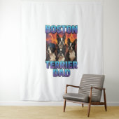 Boston Terrier Wandteppich (Beispiel)