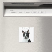 Boston Terrier: Was Gemein du "Nein"? Magnet (In Situ (Geschirrspüler))