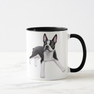 Boston-Terrier-Wecker-Tasse Tasse