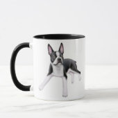 Boston-Terrier-Wecker-Tasse Tasse (Links)
