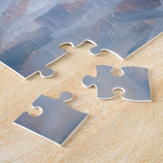 Boston Terrier Weihnachtsfeiertage Puzzle (Seite)