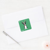 Boston Terrier Weihnachtsgeschenke Tag Stickers (Umschlag)