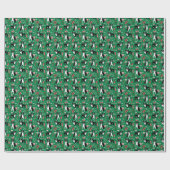 Boston Terrier Weihnachtshundepackpapier Geschenkpapier (Flach)