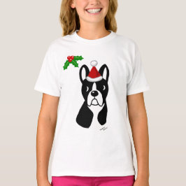 Boston-Terrier-WeihnachtsT-Shirt T-Shirt