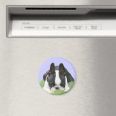 Boston Terrier Welpe Magnet (In Situ (Geschirrspüler))