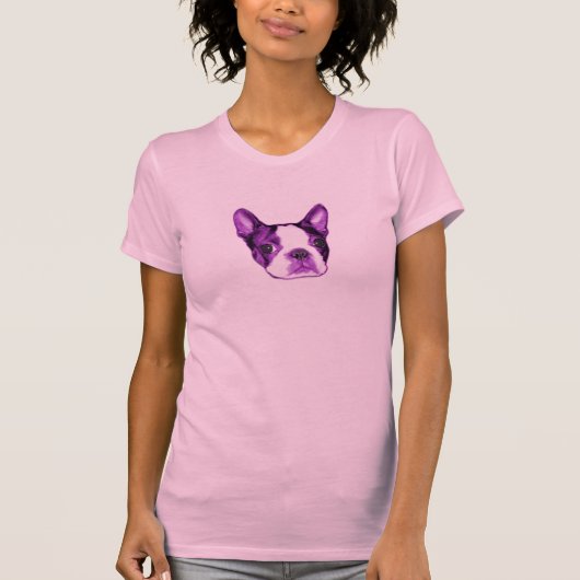 Boston-Terrier-Welpen-T - Shirt (Vorderseite)