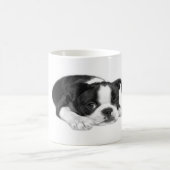 Boston-Terrier-Welpen-Tasse Kaffeetasse (Mittel)