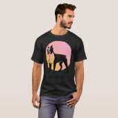 Boston Terrier Wer Funny Dog Quotes gefallen hat T-Shirt (Vorne ganz)