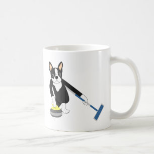 Boston-Terrier-Winter-Olympia-Winden Kaffeetasse