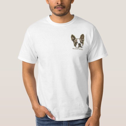boston_terrier_zazzle2 T-Shirt (Vorderseite)