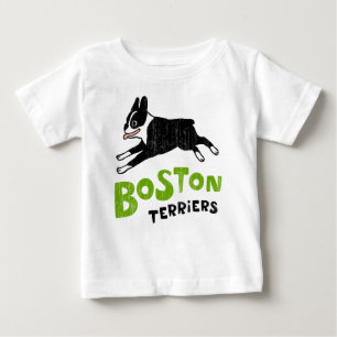 Boston Terriern Baby T-shirt