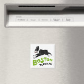 Boston Terriern Magnet (In Situ (Geschirrspüler))