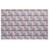 Boston Terriers Candy Cane Santa Christmas Snowman Stoff (Fat Quarter (45,7 x 55,9 cm))