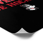 Boston Terriers Clic Team Eishockey - Neutral Bos Poster (Ecke)