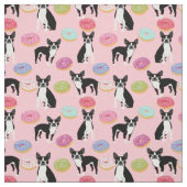 Boston Terriers Donuts - Niedliches Hundefutter Stoff (Muster)