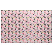 Boston Terriers Donuts - Niedliches Hundefutter Stoff (Fat Quarter (45,7 x 55,9 cm))