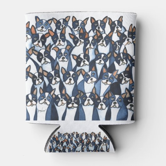 Boston Terriers Dosenkühler (Vorderseite)