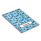 Boston Terriers Funny Dog Custom Notizblock (Rechte Seite)