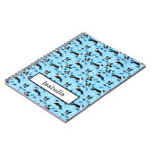 Boston Terriers Funny Dog Custom Notizblock (Linke Seite)