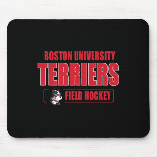 Boston Terriers Icon Schrift Feldhockey - Neutral Mousepad