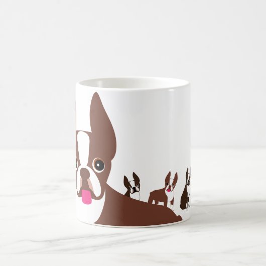 Boston Terriers Kaffeetasse (Mittel)
