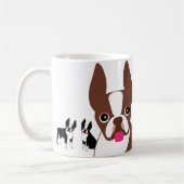 Boston Terriers Kaffeetasse (Links)