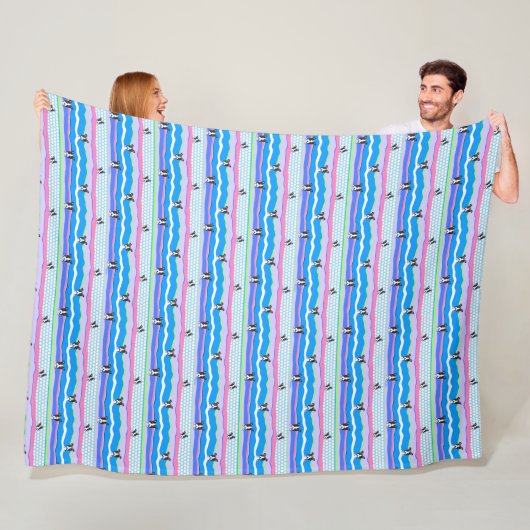 Boston Terriers KiniArt Fleece Blanket (Beispiel)
