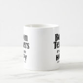 Boston Terriers macht mich glücklich Kaffeetasse (Mittel)