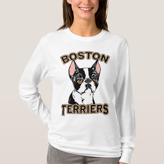 Boston Terriers Mascot T-Shirt (Vorderseite)