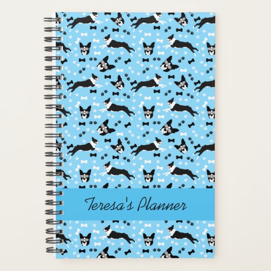 Boston Terriers Niedlich Fun Calendar Planer (Vorderseite)